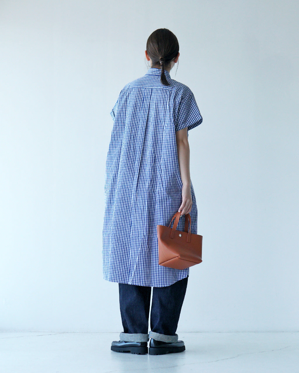 【先行予約：2025年4月上旬頃入荷予定】Gymphlex ジムフレックス シャツワンピース REGULAR COLLAR SHIRT DRESS レギュラーカラー 半袖 GY-B0243MGG GY-B0243MGS【クーポン対象外】【送料無料】