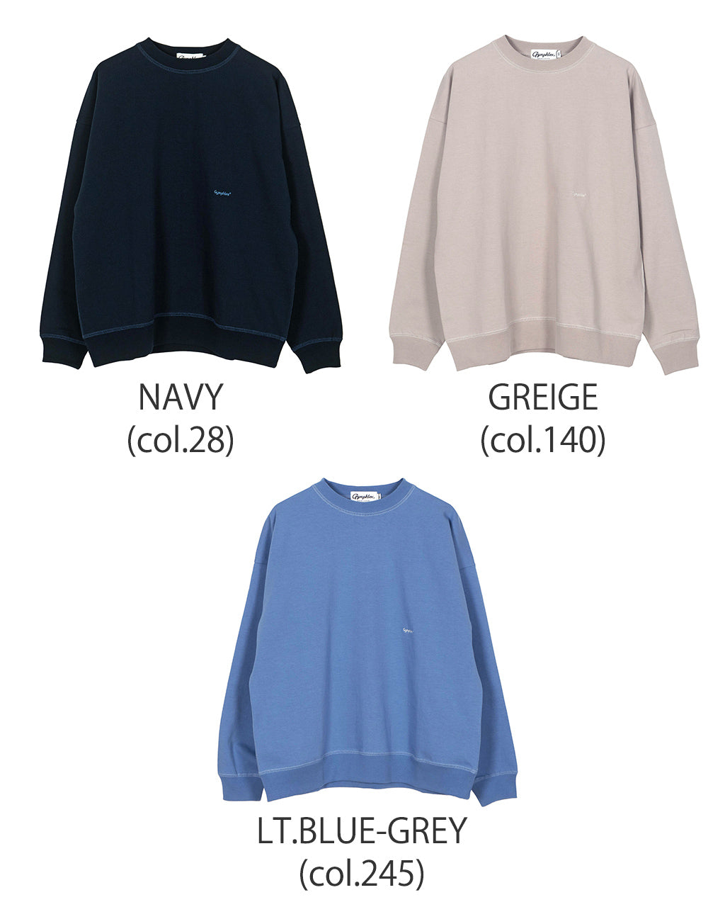 ジムフレックス Gymphlex クルーネック ロングスリーブ Tシャツ CREW NECK L/S T-SHIRTS ヘビーウェイトジャージー ワイド GY-C0102 HWJ