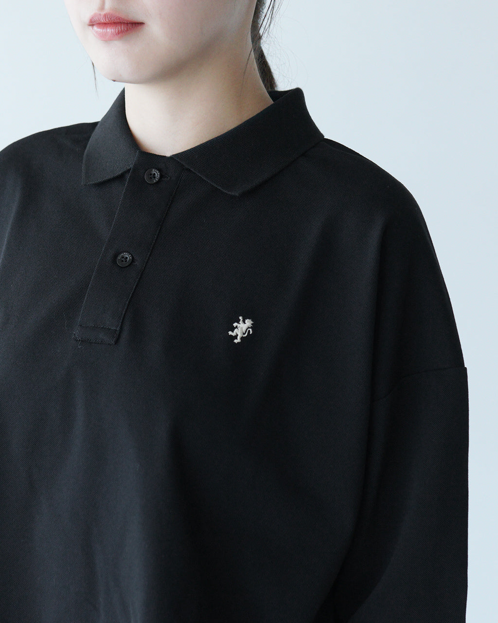 【先行予約：2025年4月上旬頃入荷予定】Gymphlex ジムフレックス ポロカラー ドルマンスリーブ プルオーバー POLO COLLAR DOLMAN SLEEVE P.O. 半袖 Tシャツ ショート丈 GY-C0447QSK【クーポン対象外】【送料無料】