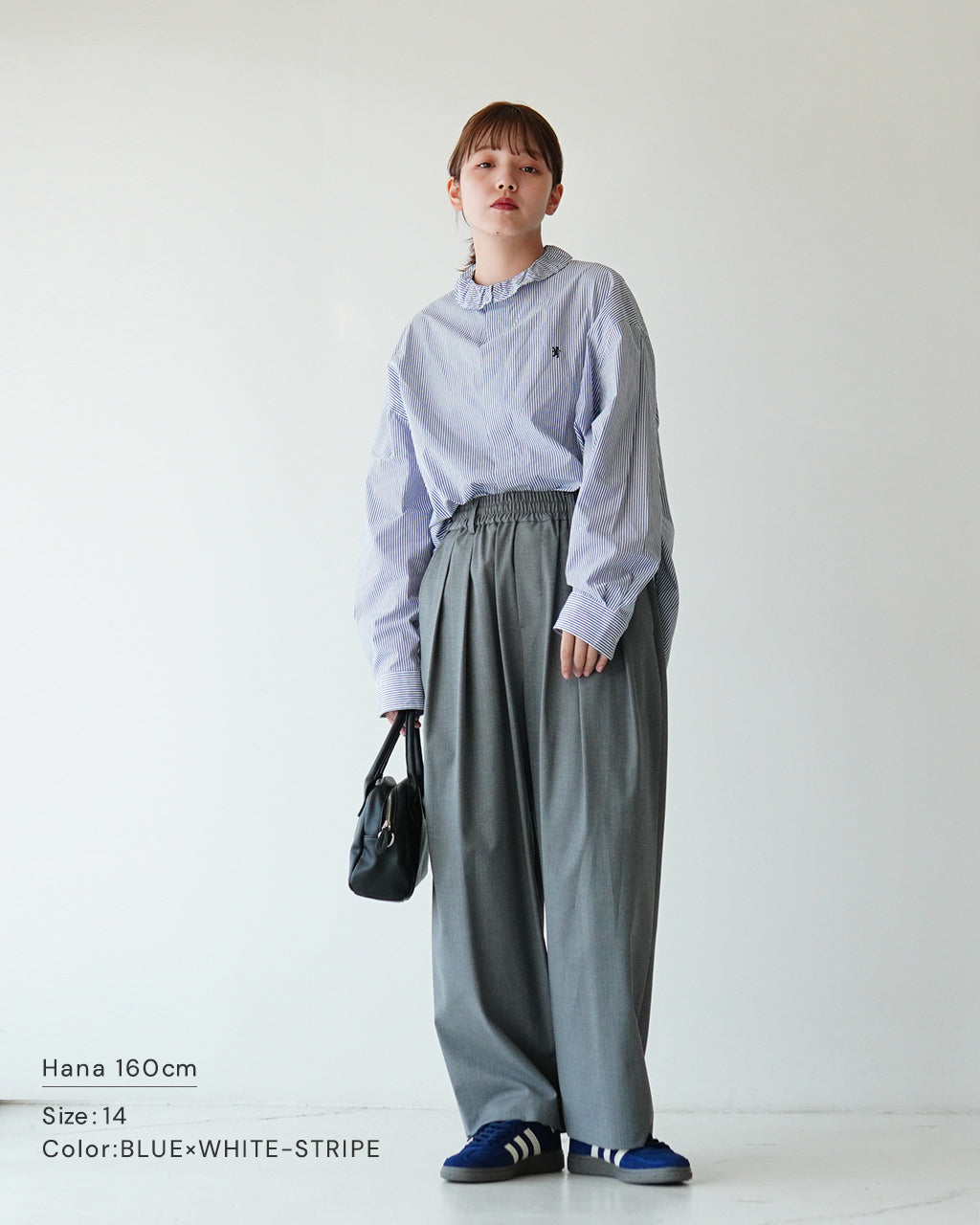 Gymphlex ジムフレックス ギャザードカラー シャツ ロングスリーブ GATHERED COLLAR SHIRT L/S GY-B0312 LSI【送料無料】