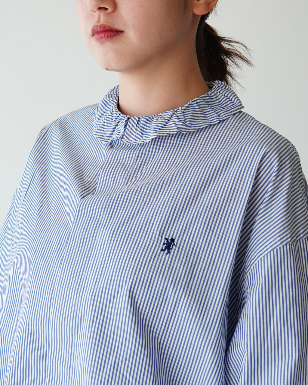 Gymphlex ジムフレックス ギャザードカラー シャツ ロングスリーブ GATHERED COLLAR SHIRT L/S GY-B0312 LSI【送料無料】