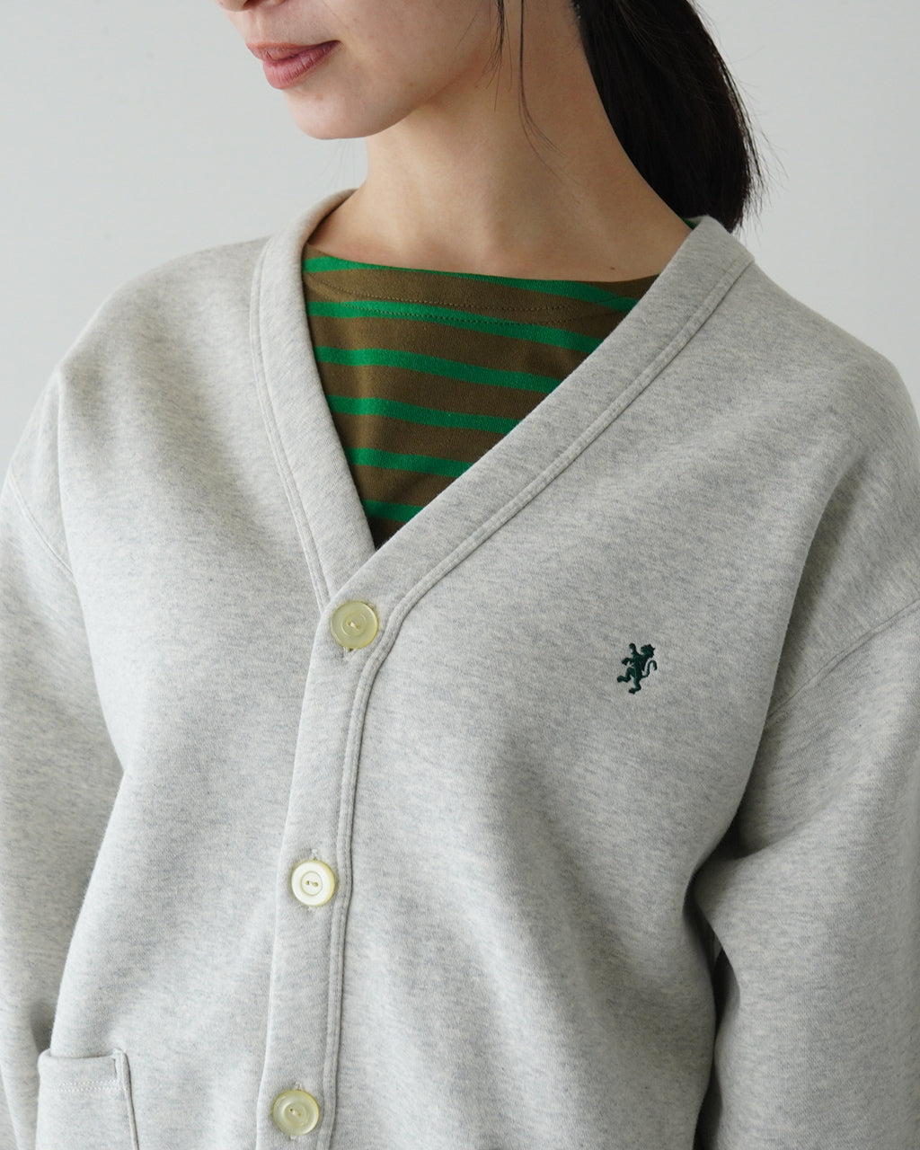 【SALE！20%OFF】Gymphlex ジムフレックス Vネック スウェット カーディガン V-NECK SWEAT CARDIGAN 裏起毛 GY-C0295 TCF【送料無料】