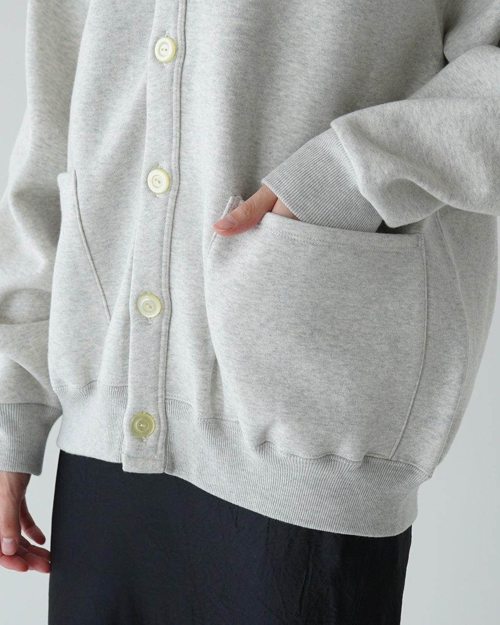 【SALE！20%OFF】Gymphlex ジムフレックス Vネック スウェット カーディガン V-NECK SWEAT CARDIGAN 裏起毛 GY-C0295 TCF【送料無料】