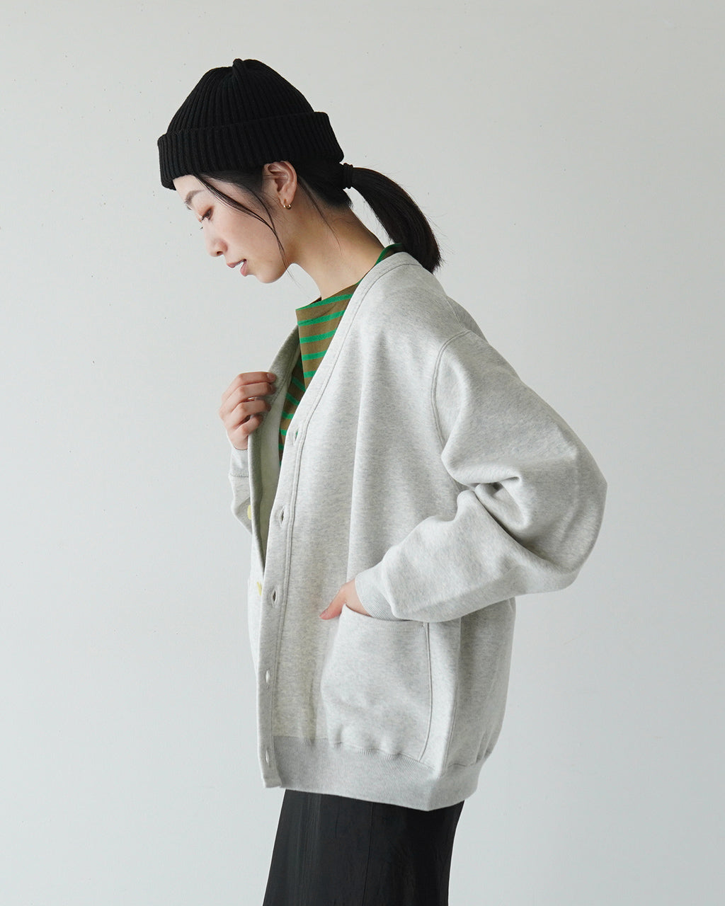 Gymphlex ジムフレックス Vネック スウェット カーディガン V-NECK SWEAT CARDIGAN 裏起毛 GY-C0295 TCF【送料無料】