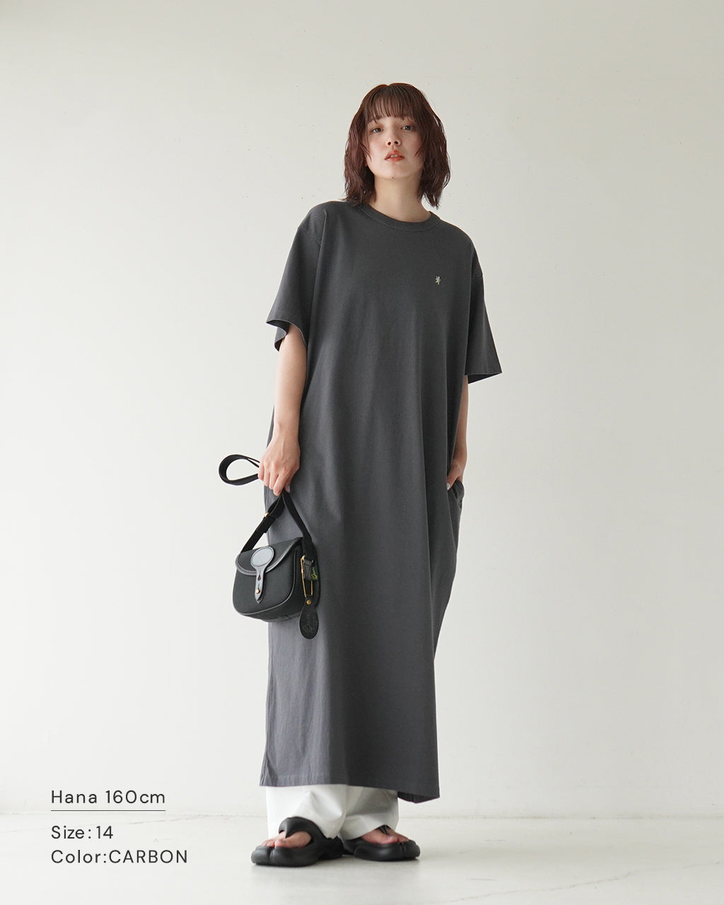 Gymphlex ジムフレックス ショートスリーブ クルーネック ドレス CREW NECK DRESS S/S ロングワンピース GY-C0391CPJ【送料無料】