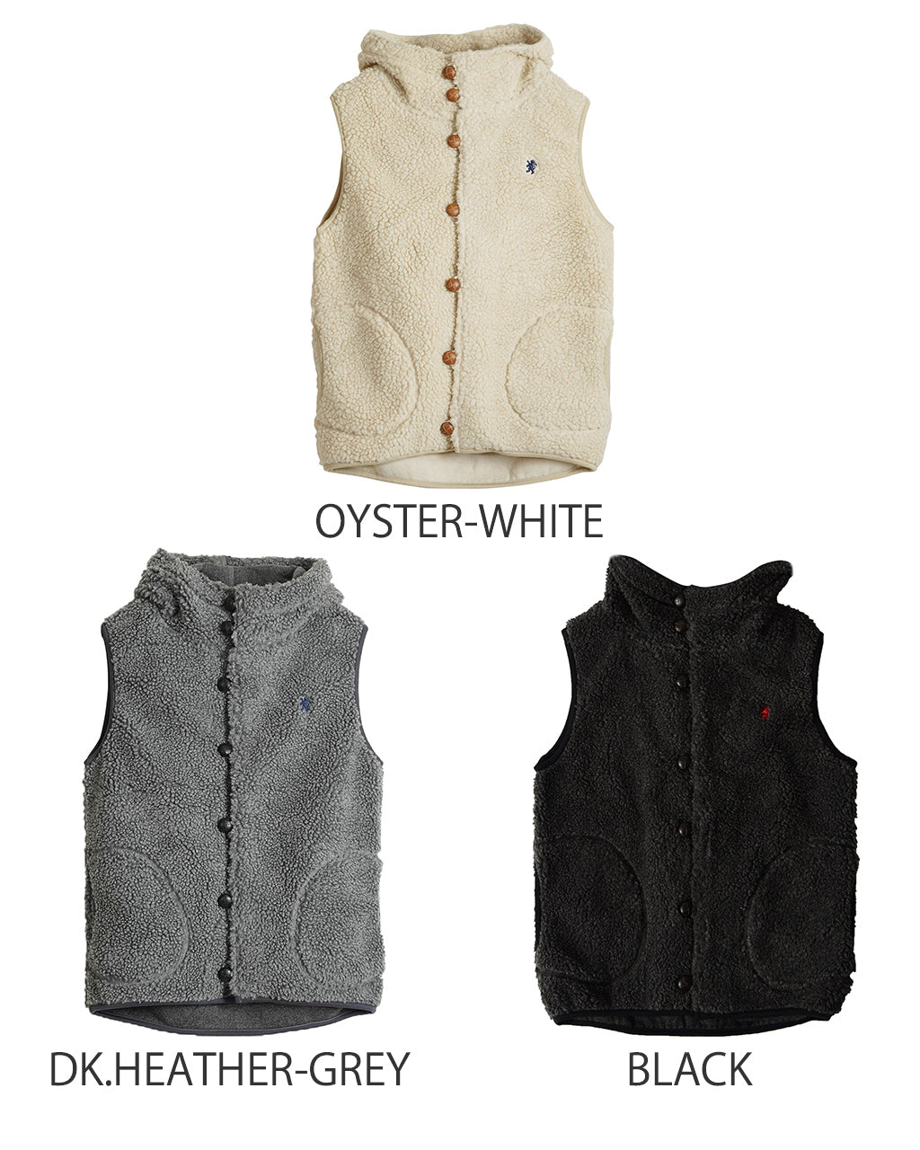 【SALE！30%OFF】Gymphlex ジムフレックス ボア フーデッド ベスト BOA HOODED VEST フード J-1069PL【送料無料】