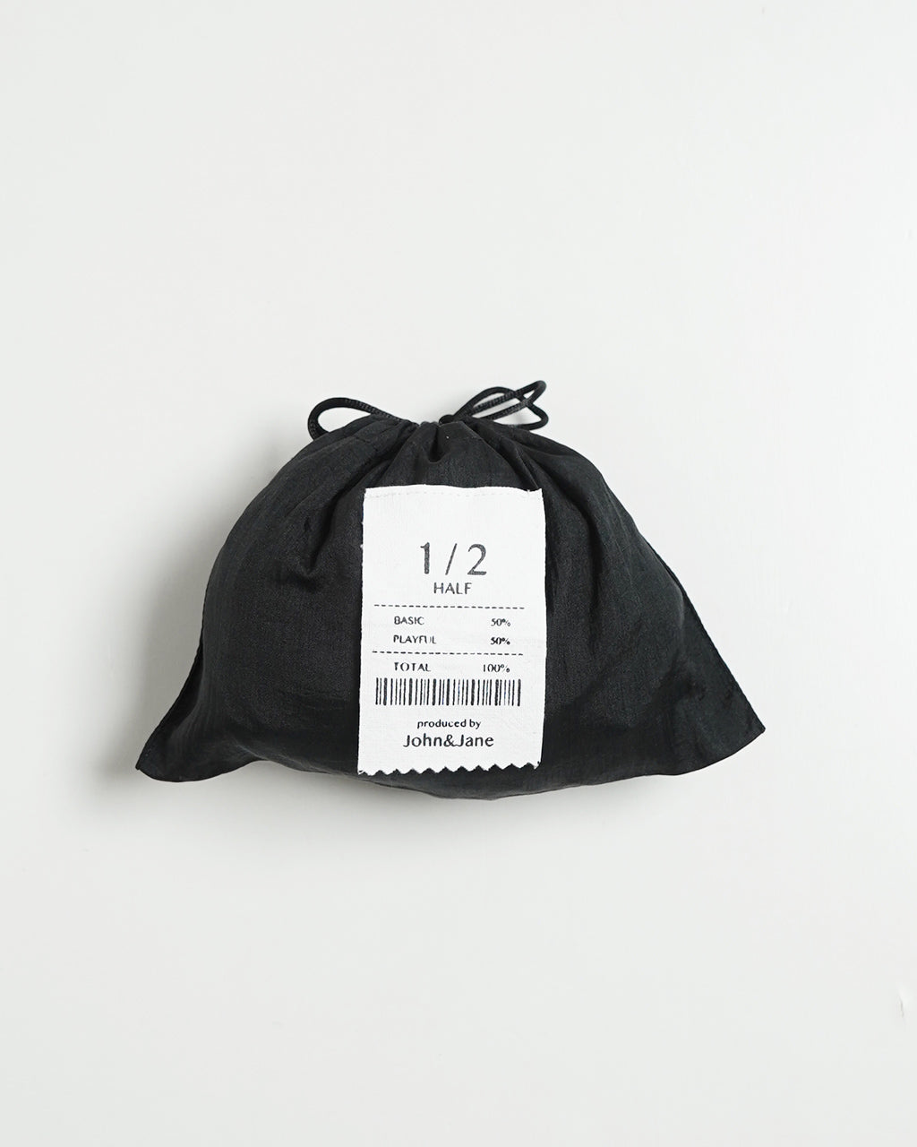 1/2 HALF ハーフ ナイロン パッカブルバッグ NYRON PACKABLE BAG レザータグ付き ショルダー エコバッグ HA-301【クーポン対象外】