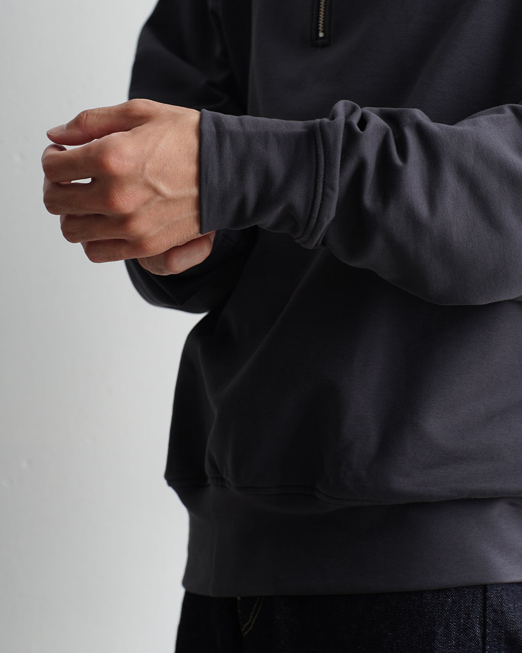 Handvaerk ハンドバーク シャツ ハーフジップスウェット シャツ FLEX HALF-ZIP SWEATSHIRT ハイネック 長袖 トレーナー 【送料無料】