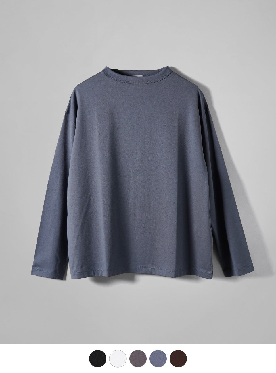 Handvaerk ハンドバーク 60/2 ボトル ネック L/S Tシャツ 60/2 BOTTLE NECK L/S T-SHIRT トップス カットソー ロングスリーブ 長袖 #6116【送料無料】