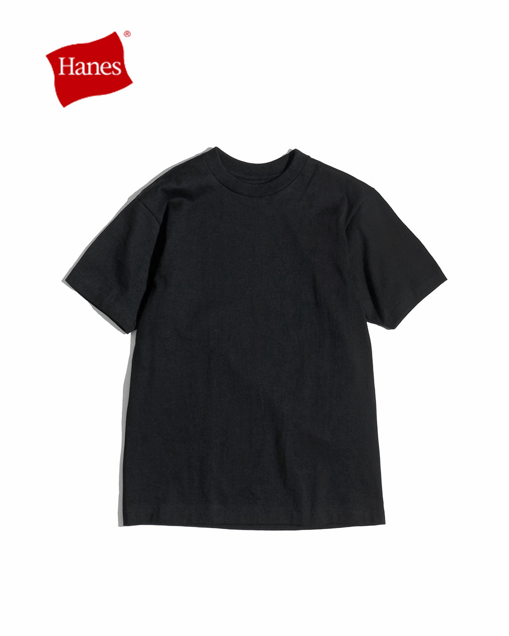 Hanes ヘインズ クルーネックTシャツ1P Hanes T-SHIRTS KURO 半袖 Tシャツ クルーネック コットン100% HM1-B201【クーポン対象外】