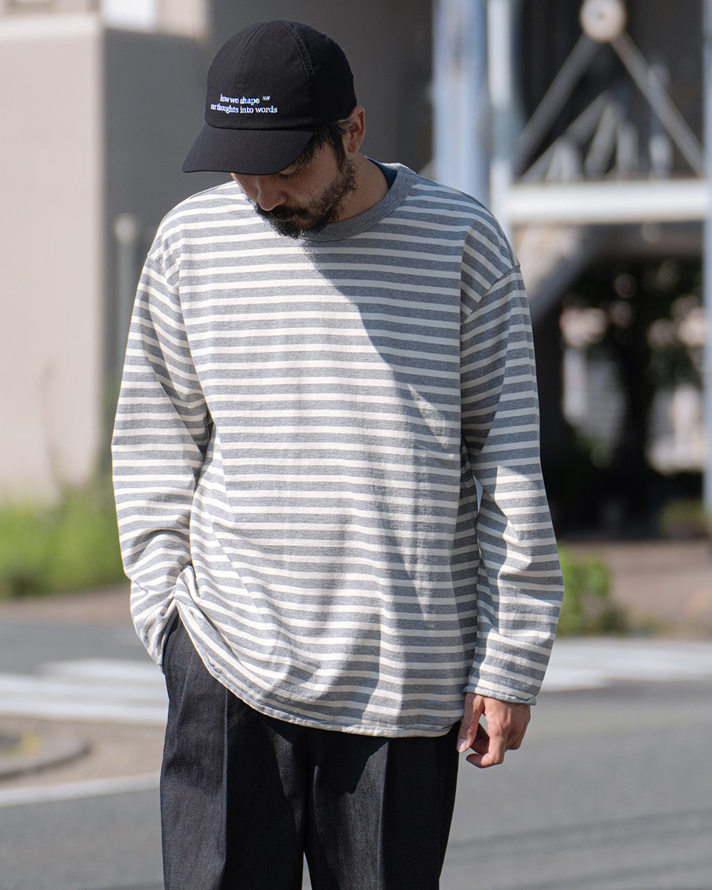 【SALE！50%OFF】have a good day ハブアグッドデイ ボーダー ルーズ ロングスリーブ Tシャツ BORDER LOOSE LONG SLEEVE TEE ロンT カットソー HGD-287