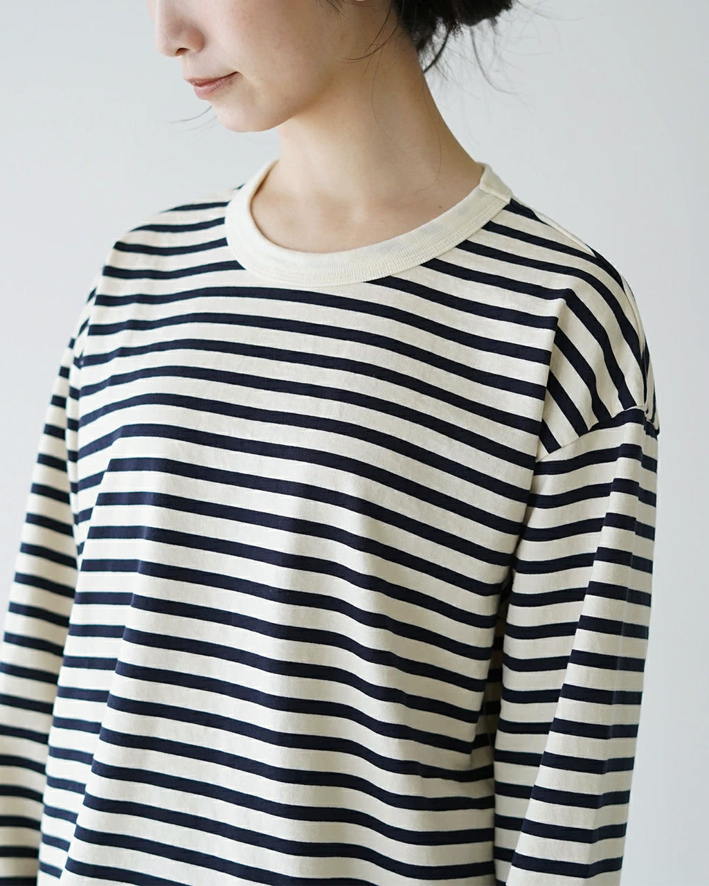 【SALE！50%OFF】have a good day ハブアグッドデイ ボーダー ルーズ ロングスリーブ Tシャツ BORDER LOOSE LONG SLEEVE TEE ロンT カットソー HGD-287