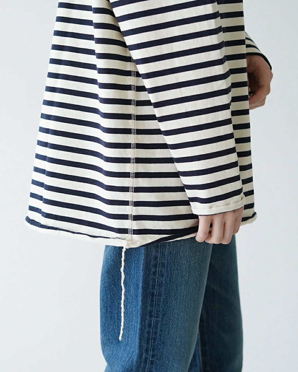 【SALE！50%OFF】have a good day ハブアグッドデイ ボーダー ルーズ ロングスリーブ Tシャツ BORDER LOOSE LONG SLEEVE TEE ロンT カットソー HGD-287