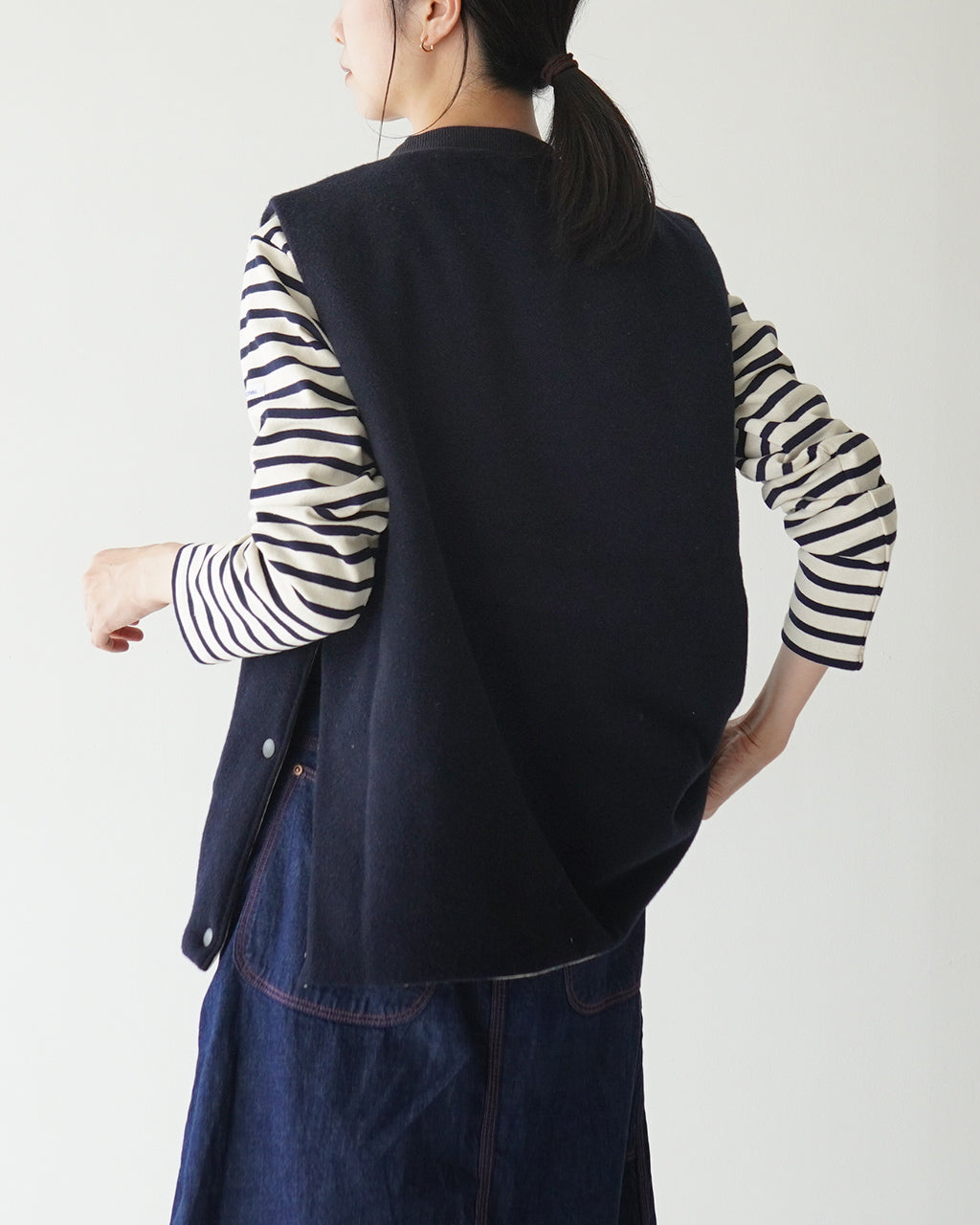 【アウトレット！30%OFF】have a good day ハブアグッドデイ ベスト ウール パディング  ベスト Wool padding vest オーバーサイズ HGD-335【送料無料】