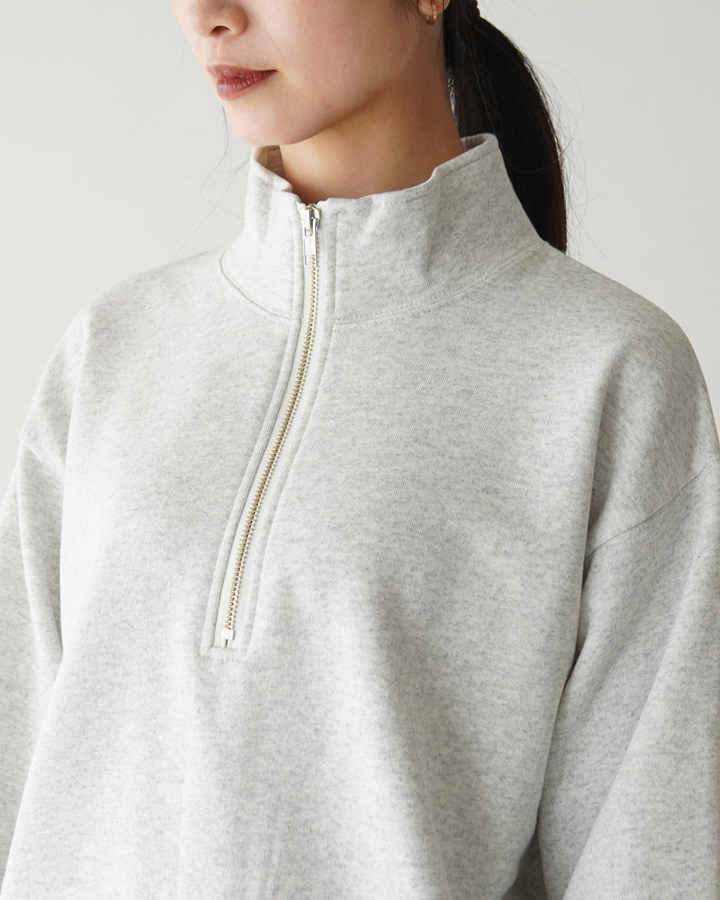 【SALE！30%OFF】Healthknit ヘルスニット クラシック スウェット ハーフジップ ロングスリーブ CLASSIC SWEAT HALF ZIP L S 54022