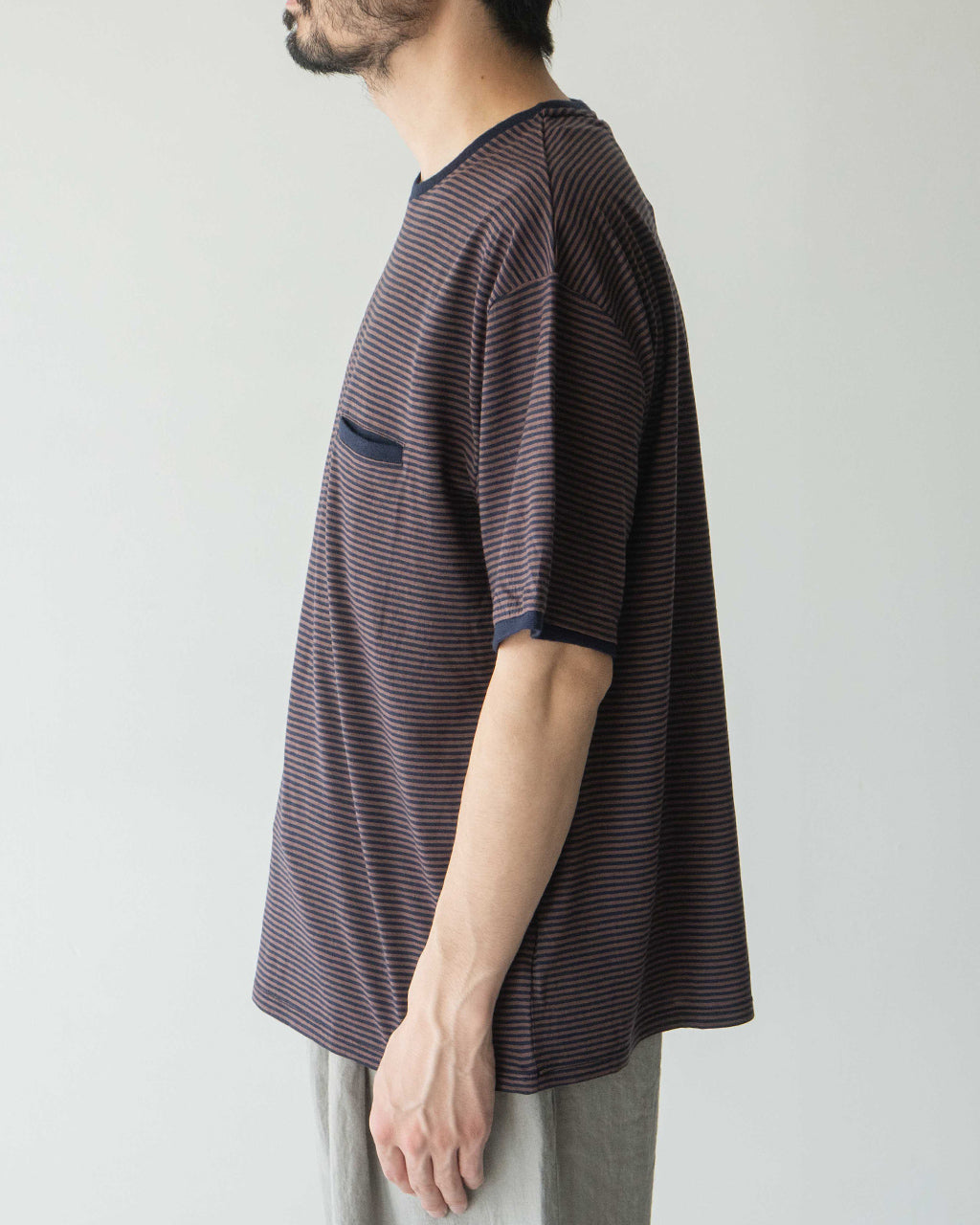 Icebreaker アイスブレイカー メリノウール 半袖 Tシャツ ボーダーT 150 メリノ ストライプ ショートスリーブ ティー U 150 Blend 200 Merino Stripe SS Tee IB0A5795【送料無料】
