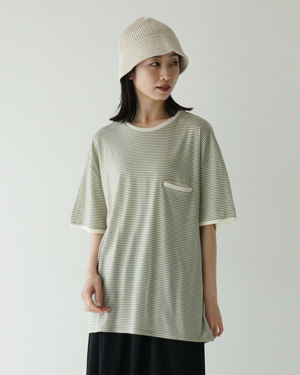 Icebreaker アイスブレイカー メリノウール 半袖 Tシャツ ボーダーT 150 メリノ ストライプ ショートスリーブ ティー U 150 Blend 200 Merino Stripe SS Tee IB0A5795【送料無料】