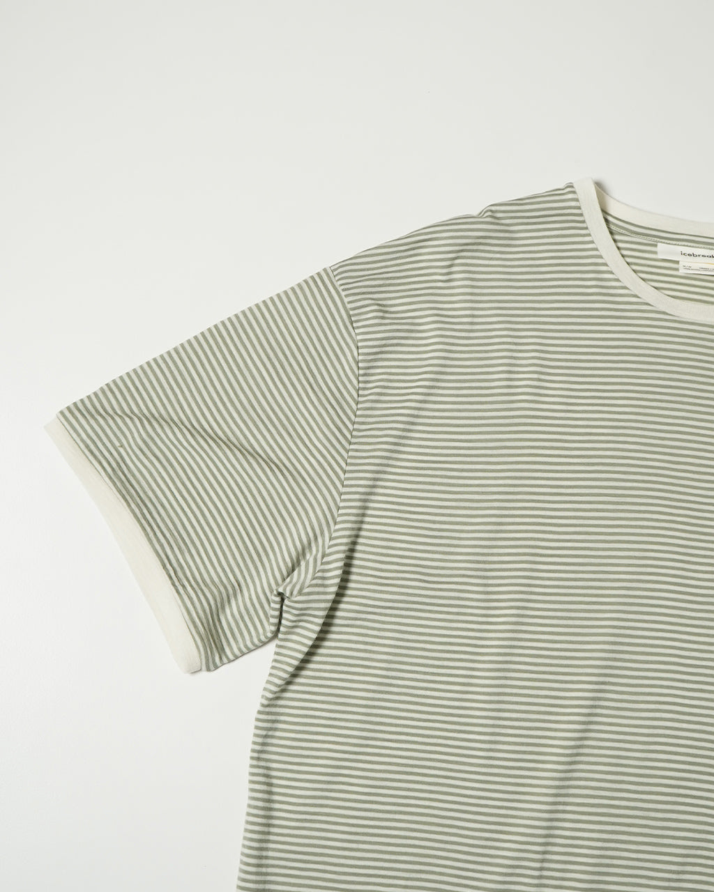 Icebreaker アイスブレイカー メリノウール 半袖 Tシャツ ボーダーT 150 メリノ ストライプ ショートスリーブ ティー U 150 Blend 200 Merino Stripe SS Tee IB0A5795【送料無料】