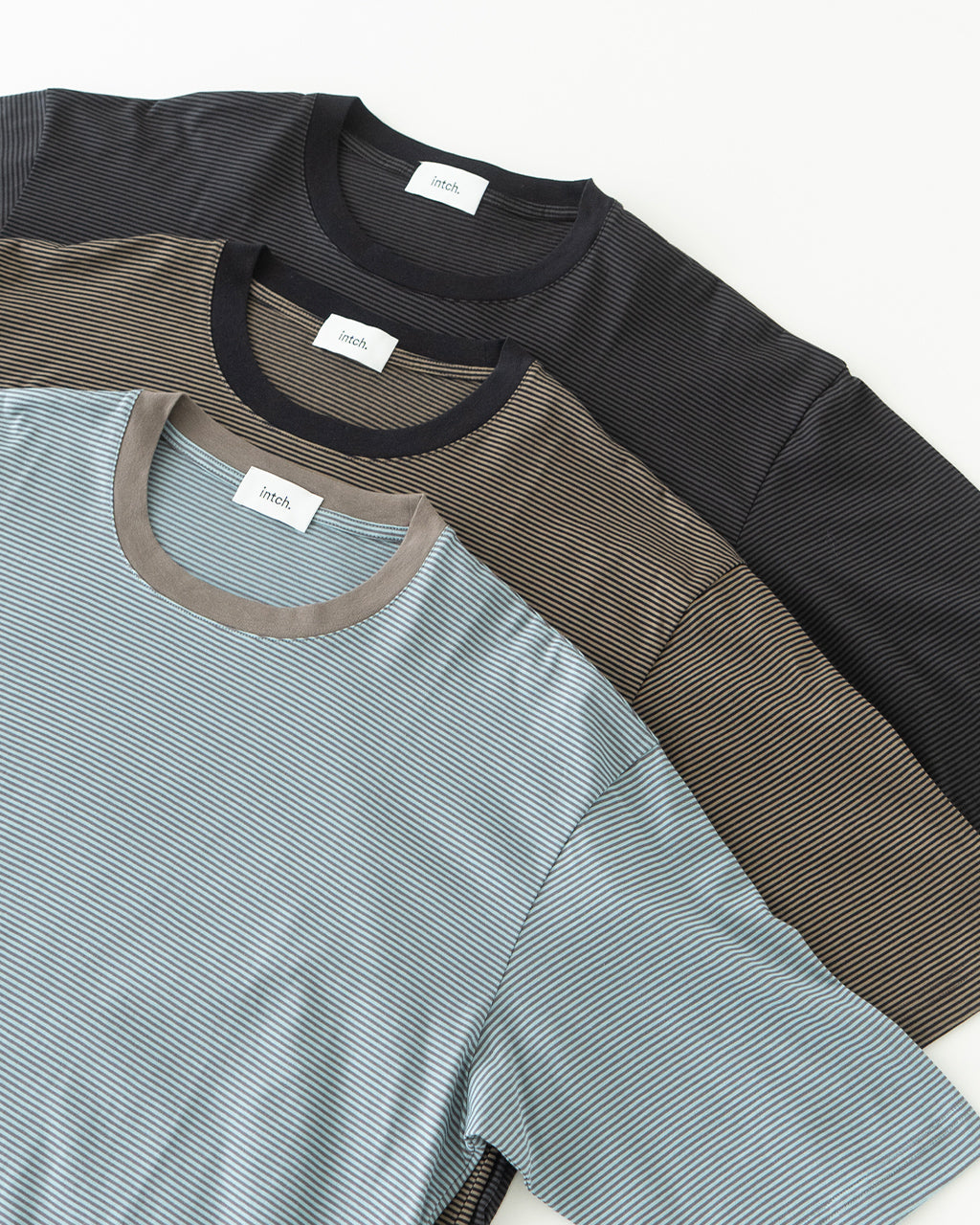 intch. インチ  Tシャツ TEE 半袖 カットソー ボーダー クルーネック 302510001【クーポン対象外】