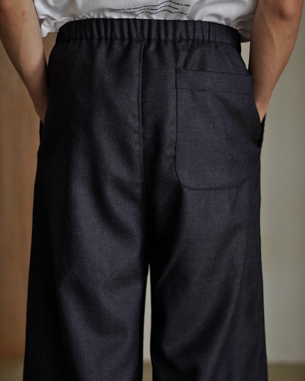 "Seine PW" Wool Saxony Easy Pants 9025-2-0-024