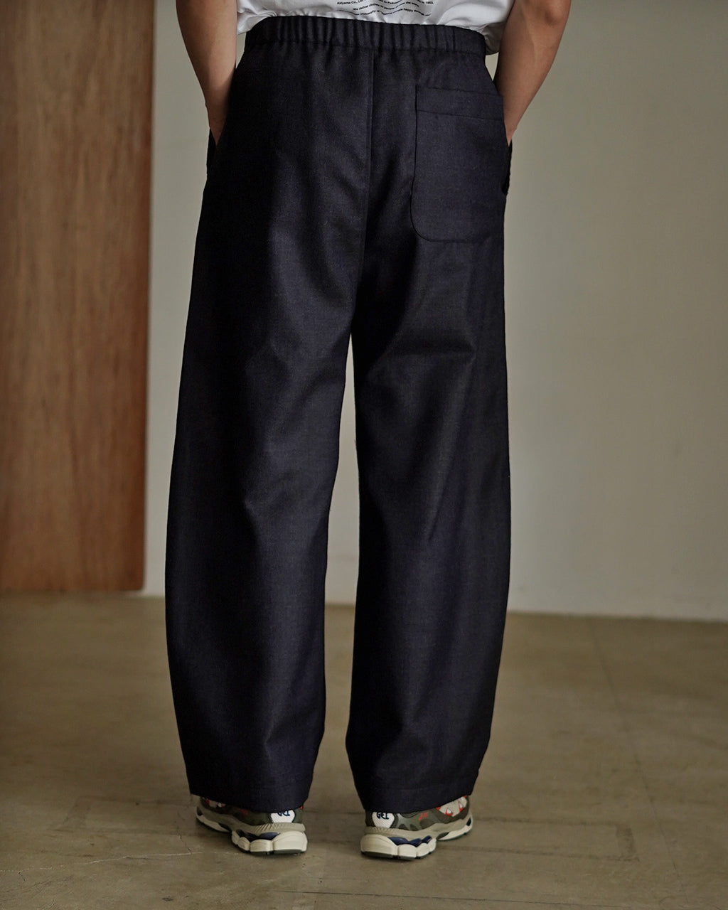 "Seine PW" Wool Saxony Easy Pants 9025-2-0-024