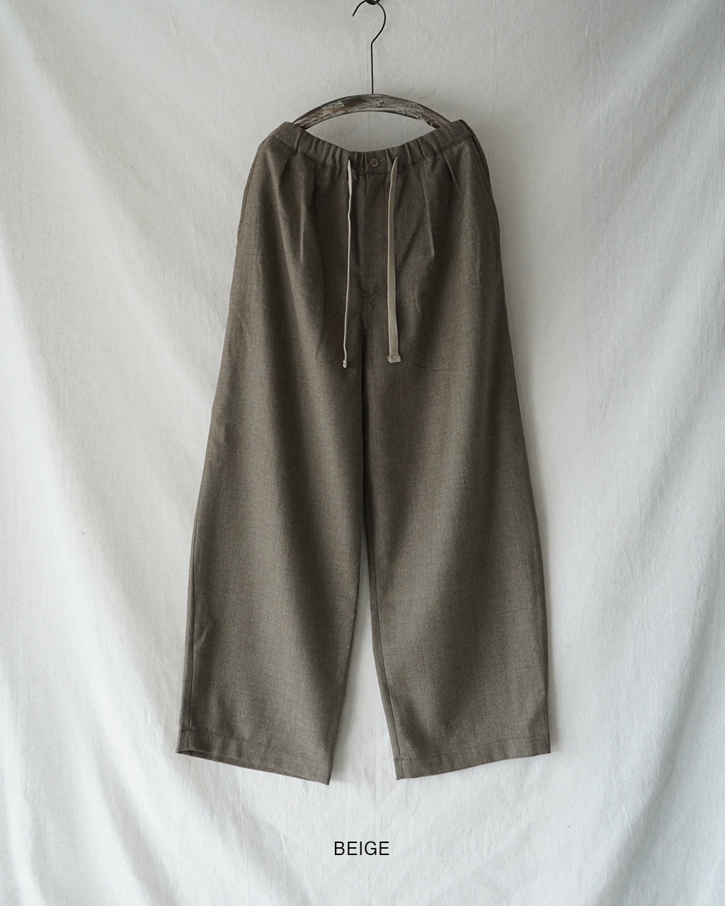 "Seine PW" Wool Saxony Easy Pants 9025-2-0-024