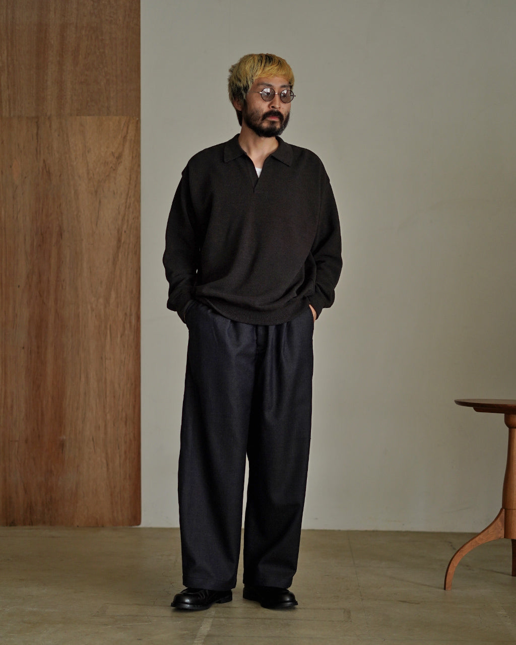 "Seine PW" Wool Saxony Easy Pants 9025-2-0-024