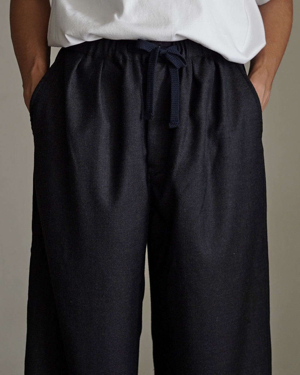 "Seine PW" Wool Saxony Easy Pants 9025-2-0-024