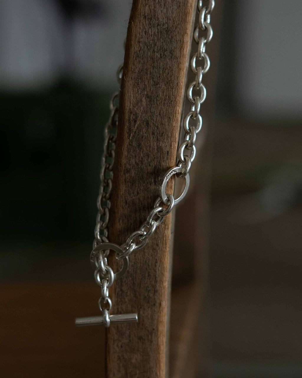 intch. Ellipse NB Starring Silver Chain Necklace 1125-2-0-033