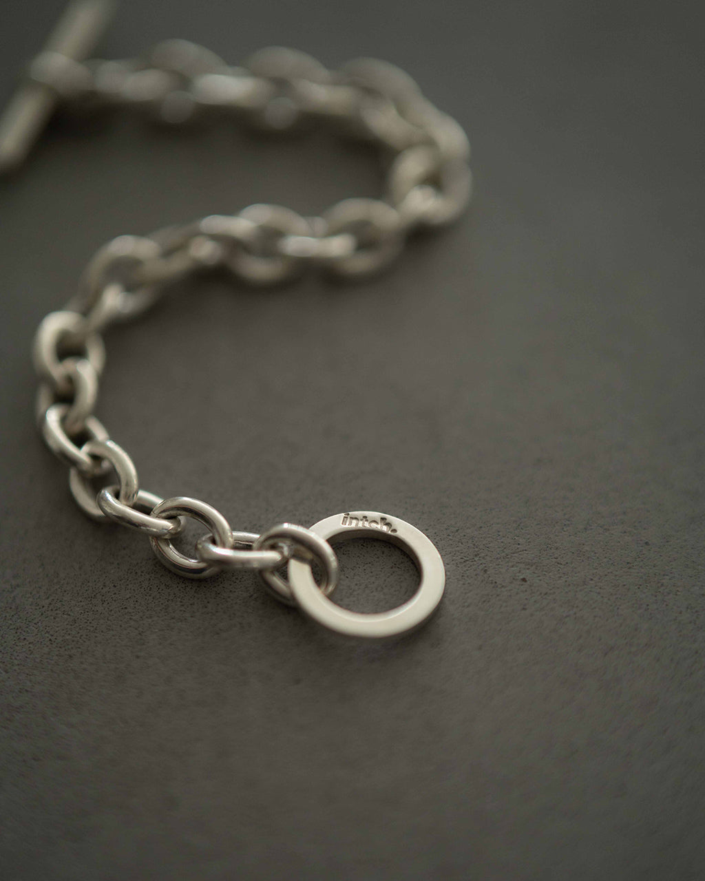 intch. Ellipse Starring Silver Chain Bracelet 1123-1-0-003