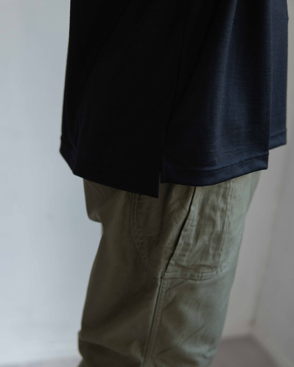 intch. Norm RF Wool Long Sleeve T-shirts 3025-1-0-004
