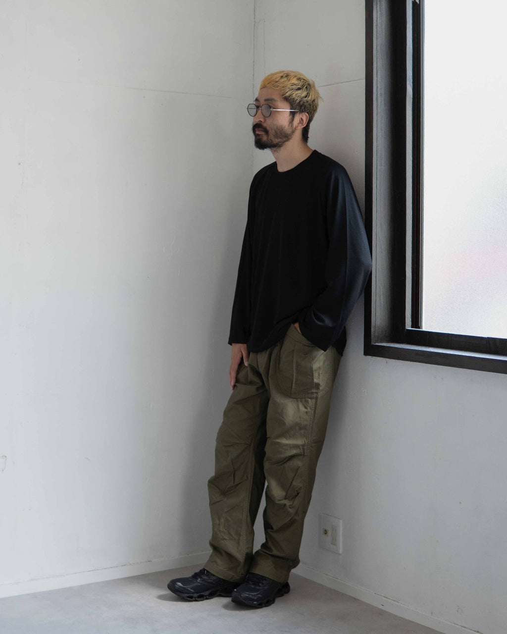 intch. Norm RF Wool Long Sleeve T-shirts 3025-1-0-004
