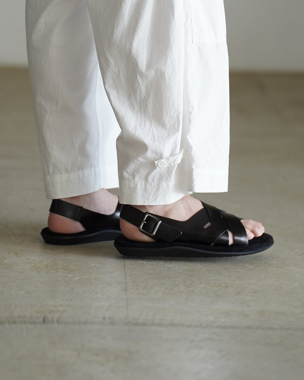 ISLAND SLIPPER アイランドスリッパ レザー編み込みサンダル バックストラップ | Crouka(クローカ)