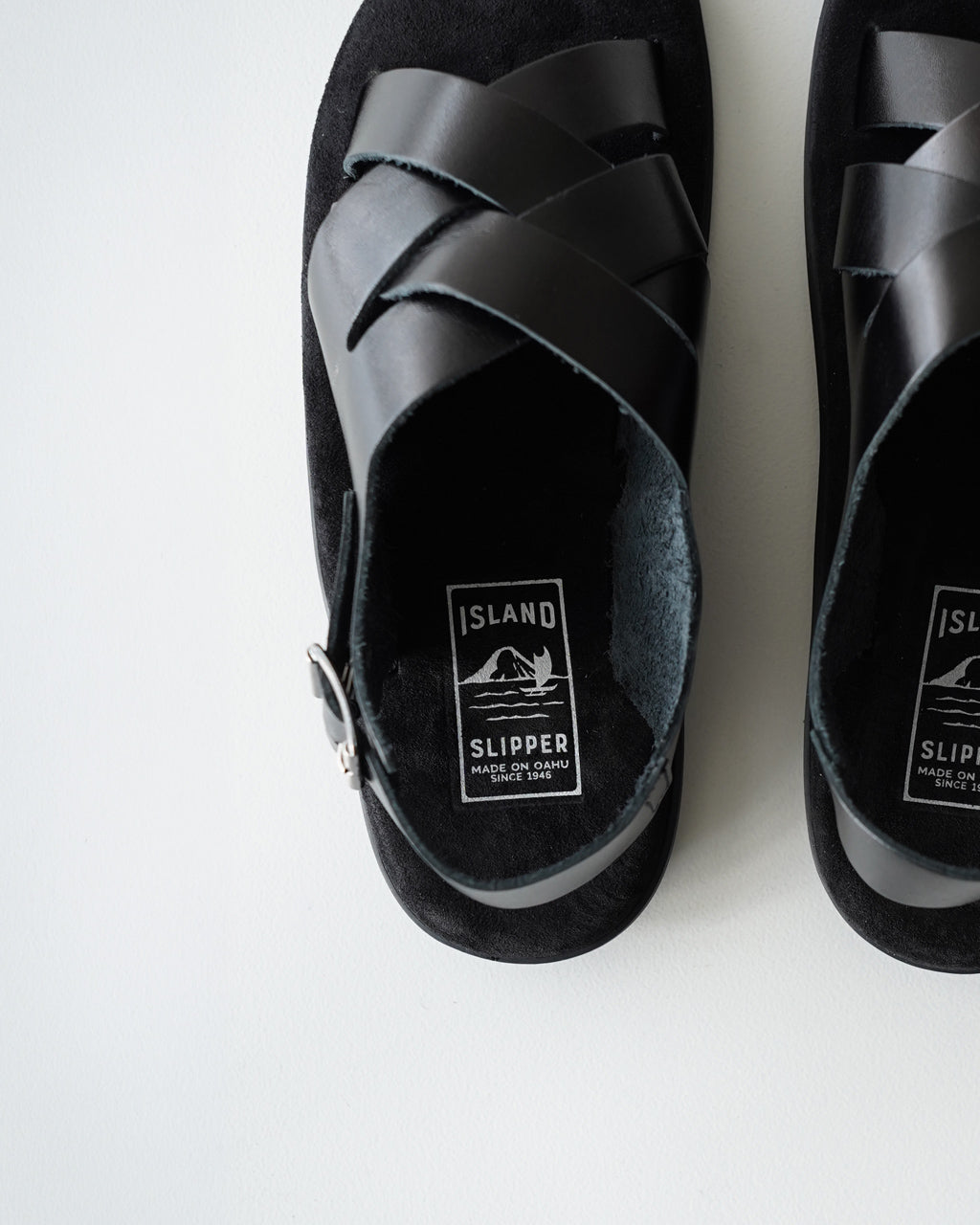 ISLAND SLIPPER アイランドスリッパ レザー編み込みサンダル バックストラップ | Crouka(クローカ)