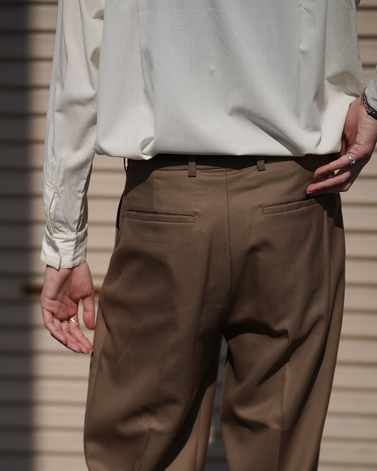 ISSUETHINGS イシューシングス ウールスラックス メンズ type114 (wool