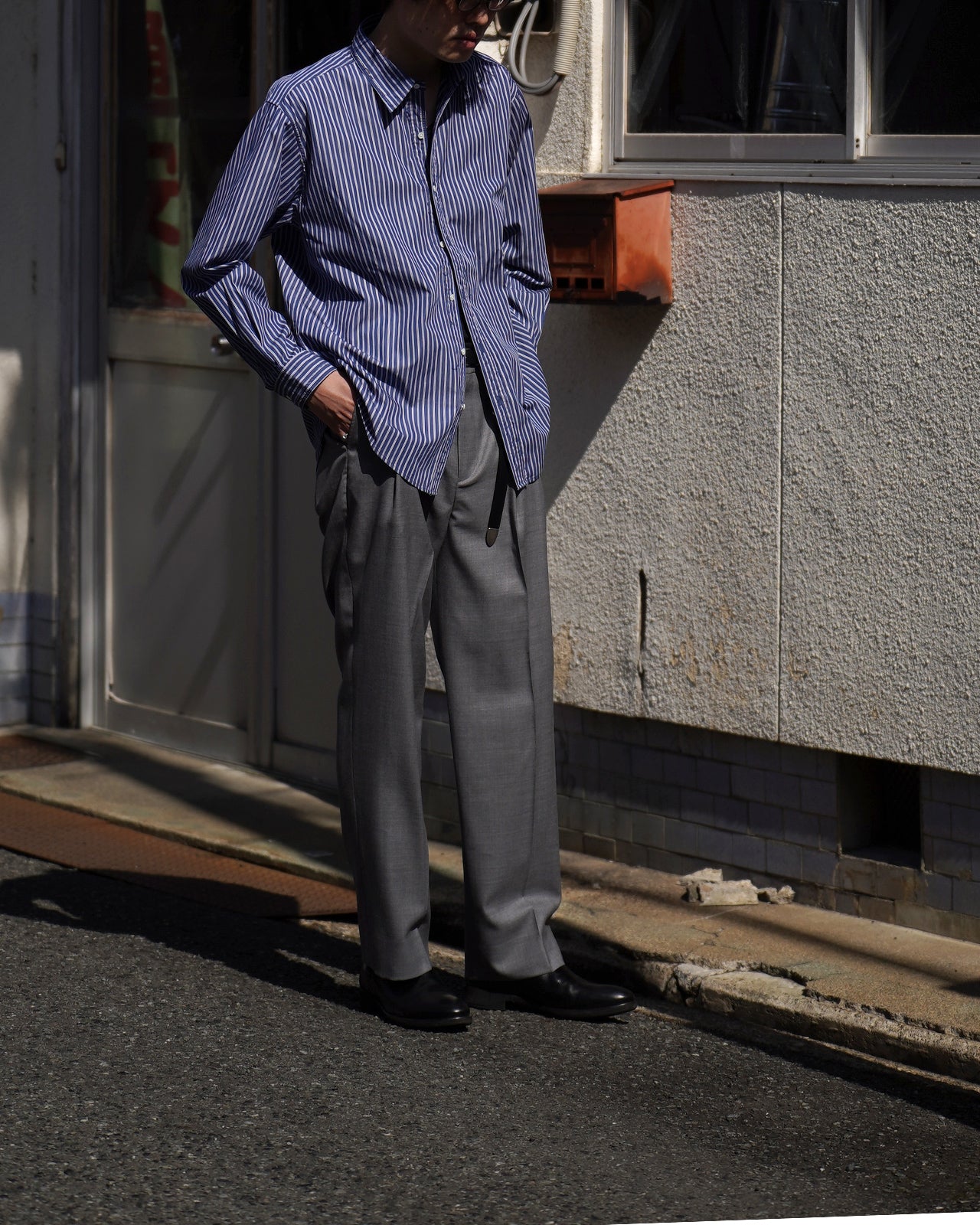 ISSUETHINGS イシューシングス ウールスラックス メンズ type114 (wool