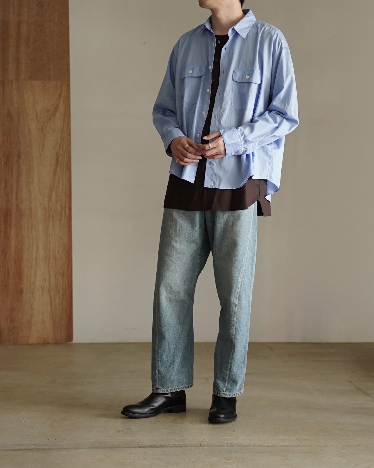 ISSUETHINGS イシューシングス type105 (cotton) メンズ シャツ 26a