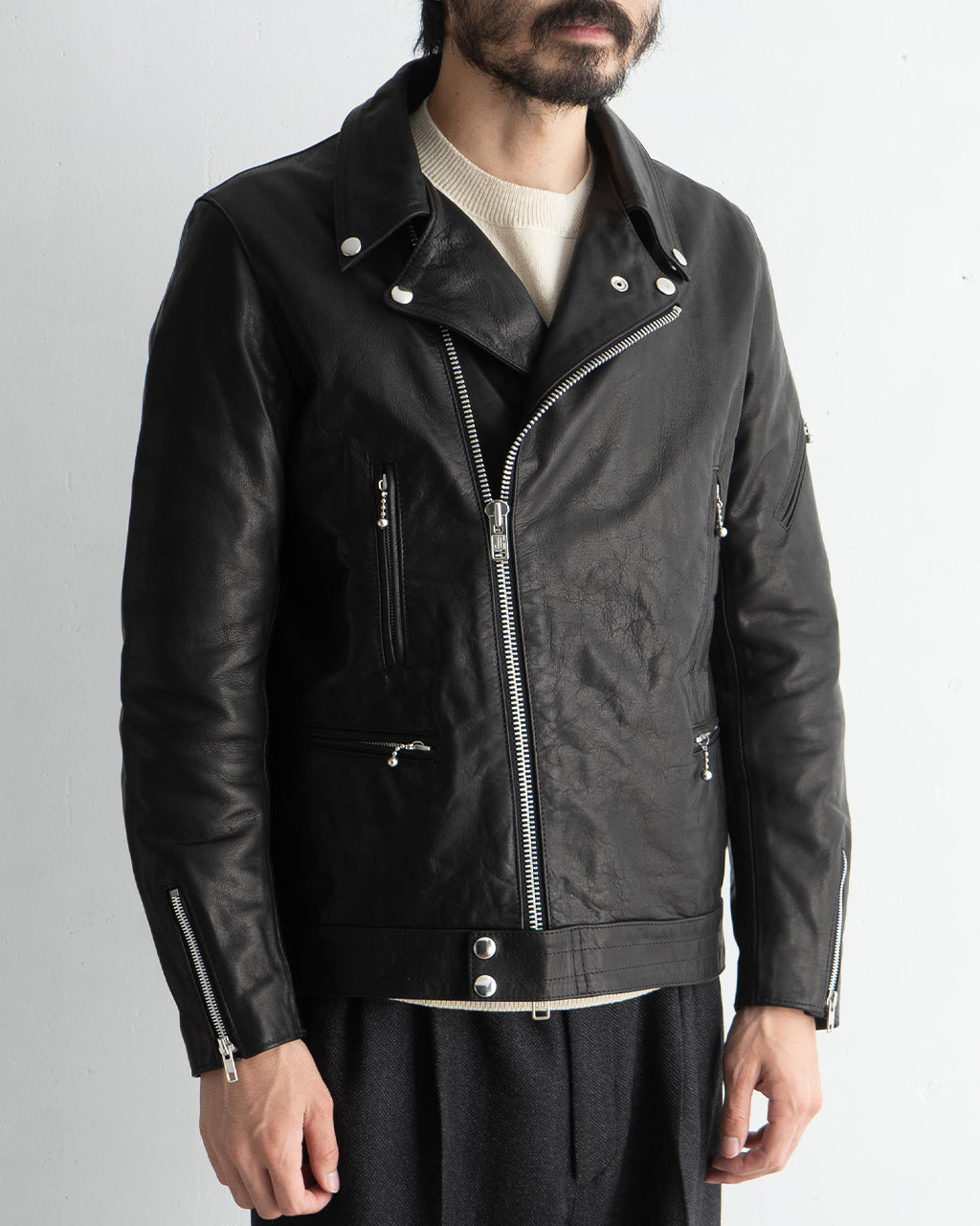 JAMES GROSE ジェームスグロース ジャケット ニュー マニラ ジャケット NEW MANILA JACKET 馬革 レザー AW24JAM-01【送料無料】