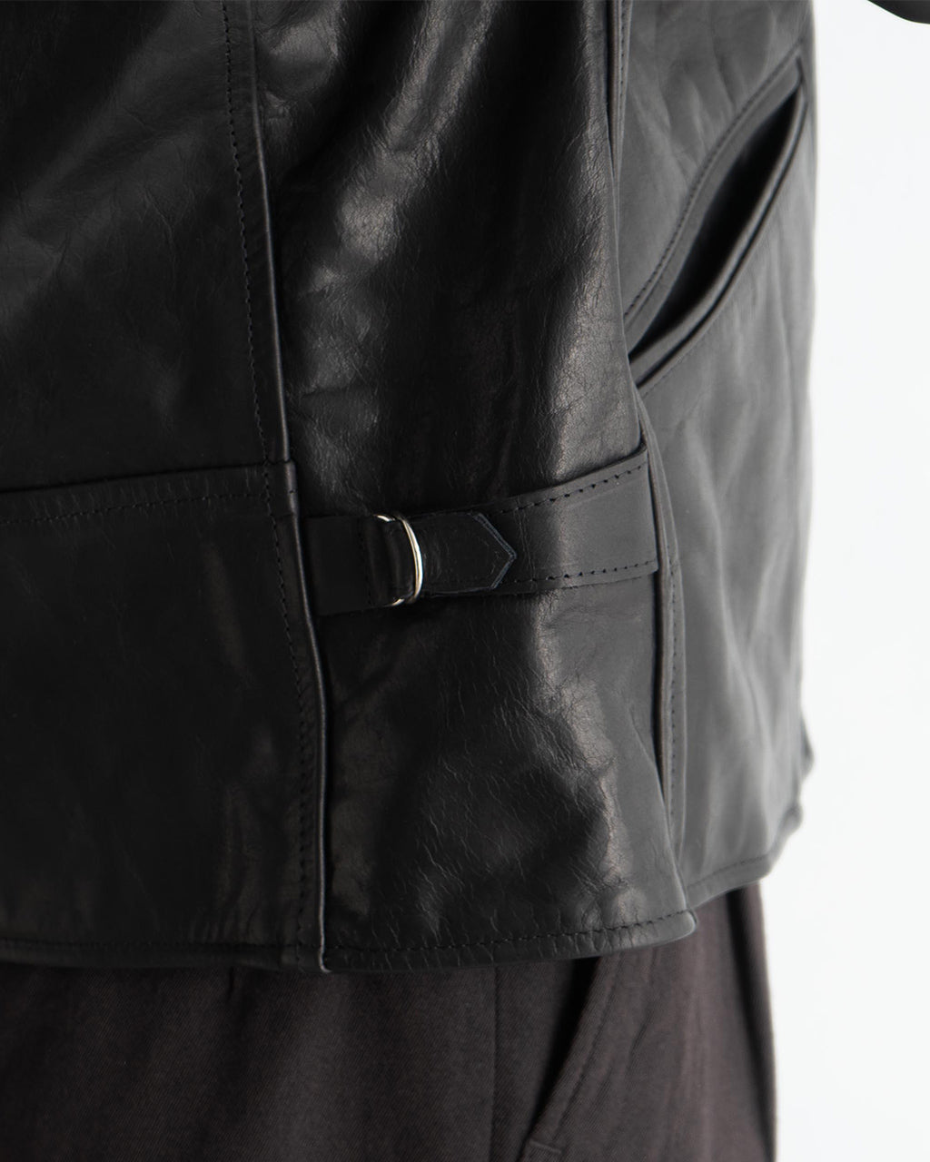 JAMES GROSE ジェームスグロース レザージャケット  カールトン ジップ ジャケット CARLTON ZIP JACKET 馬革 AW24JAM-01【送料無料】