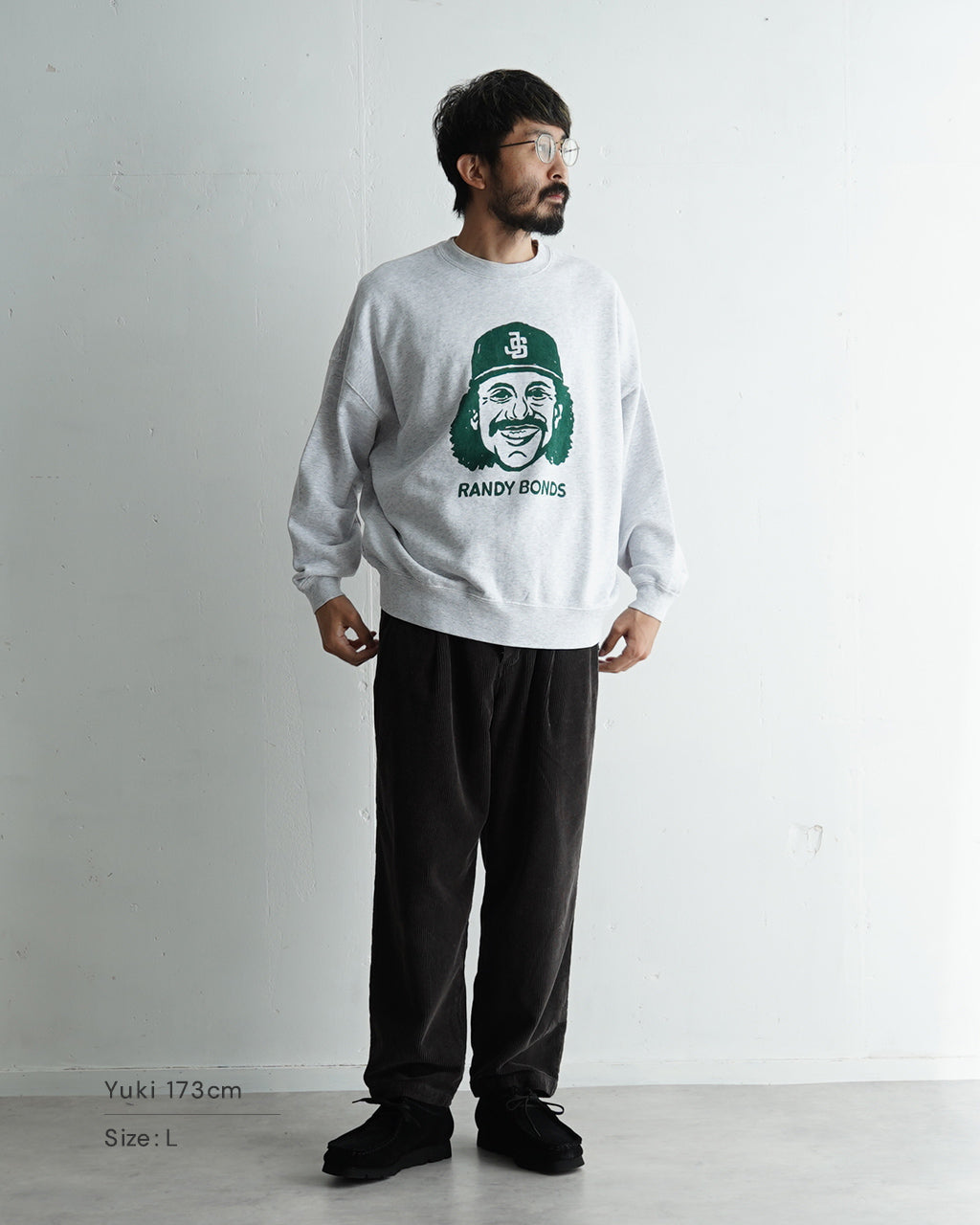 【SALE！20%OFF】JHANKSON ジャンクソン スウェット ランディー ボンズ スウェット RANDY BONDS SWEAT プリント ロゴ 24026