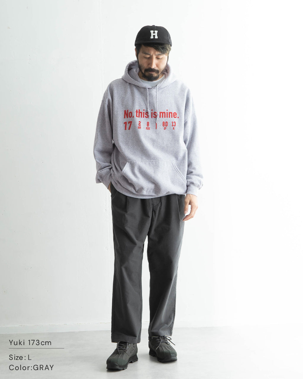 JHANKSON ジャンクソン スウェット フーディー HOODY NO, THIS IS MINE パーカプリント ロゴ 24029【送料無料】