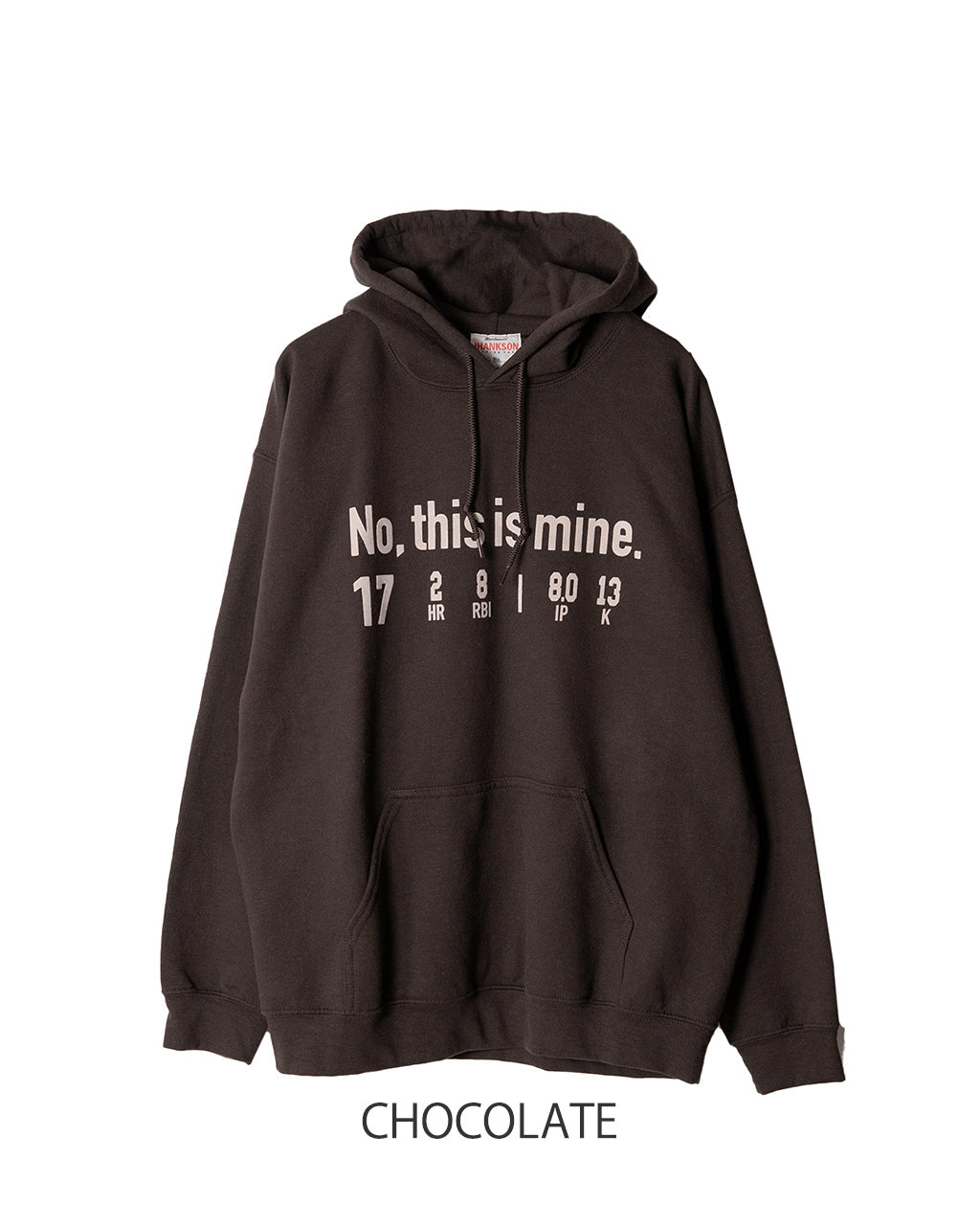 JHANKSON ジャンクソン スウェット フーディー HOODY NO, THIS IS MINE パーカプリント ロゴ 24029【送料無料】