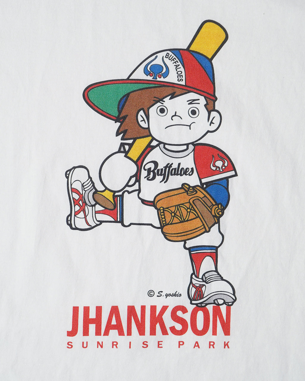 【SALE！20%OFF】JHANKSON ジャンクソン バッファ君 Tシャツ 6.2TEE BUFFA-KUN Tee 6.2TEE 半袖 カットソー 24049