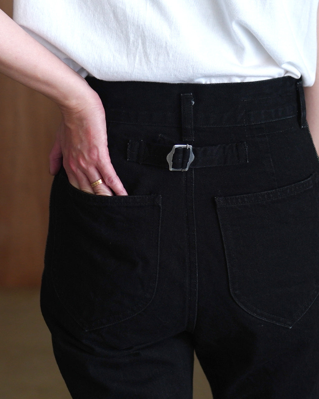 Side Stripe Denim Trousers J253DN01