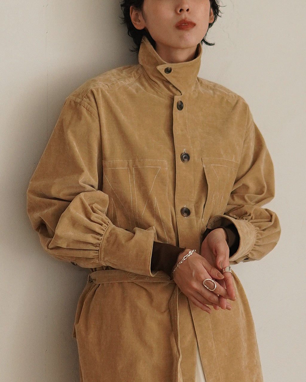 JOICEADDED ジョイスアディッド ジオメトリック オーバーシャツ