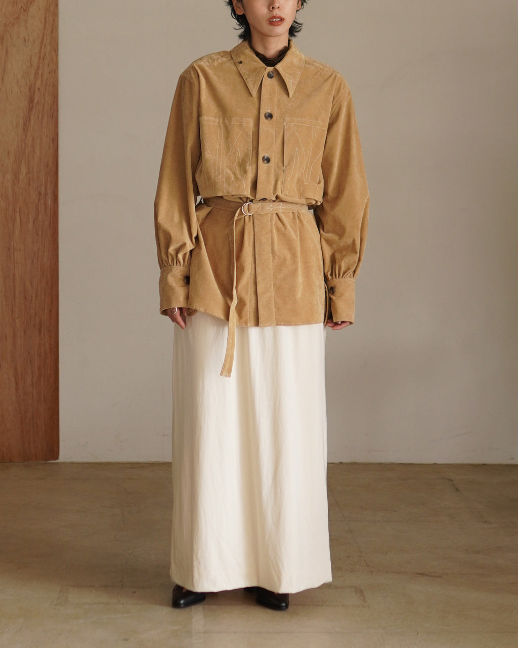 JOICEADDED ジョイスアディッド ジオメトリック オーバーシャツ