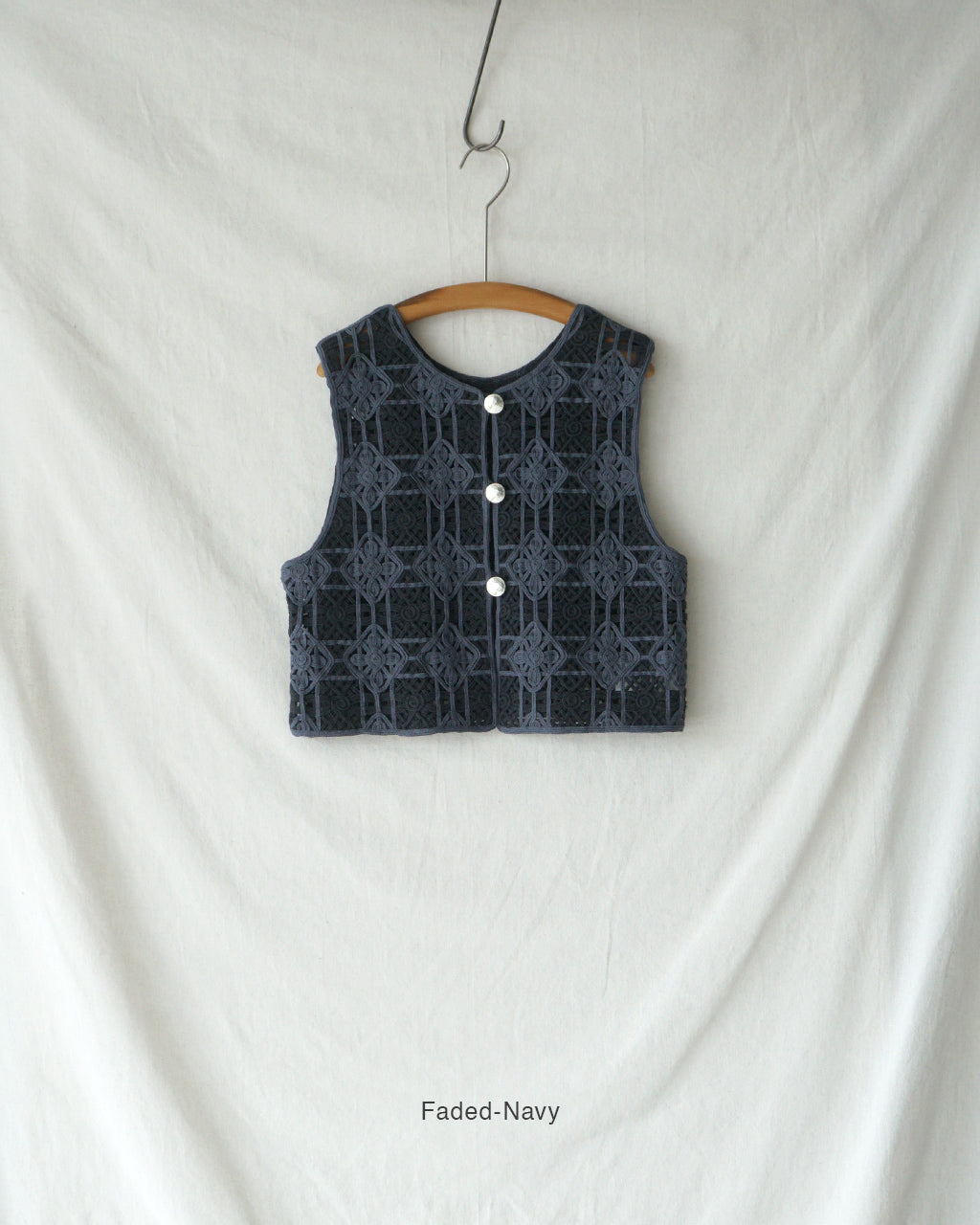 JOICEADDED ジョイスアディッド Embroiderded Vest 刺繍ベスト | Crouka(クローカ)