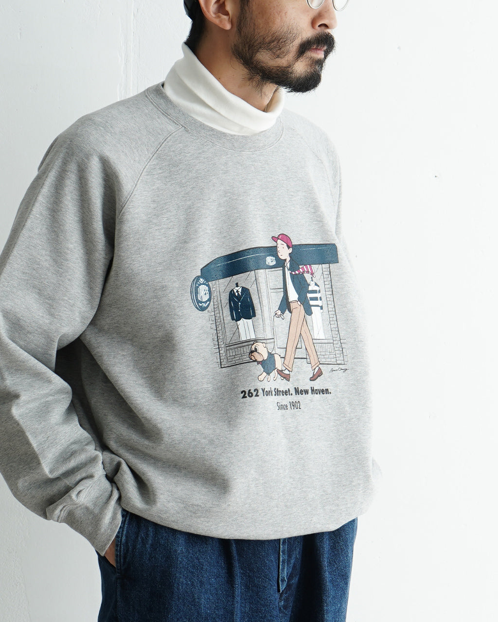 J.PRESS ORIGINALS ジェイプレス オリジナルズ ジェイプレス ボーイズ ラグラン スウェット シャツ J.PRESS BOY'S RAGLAN SWEATSHIRT トレーナー ロゴ プリント  KKOACW0091【送料無料】