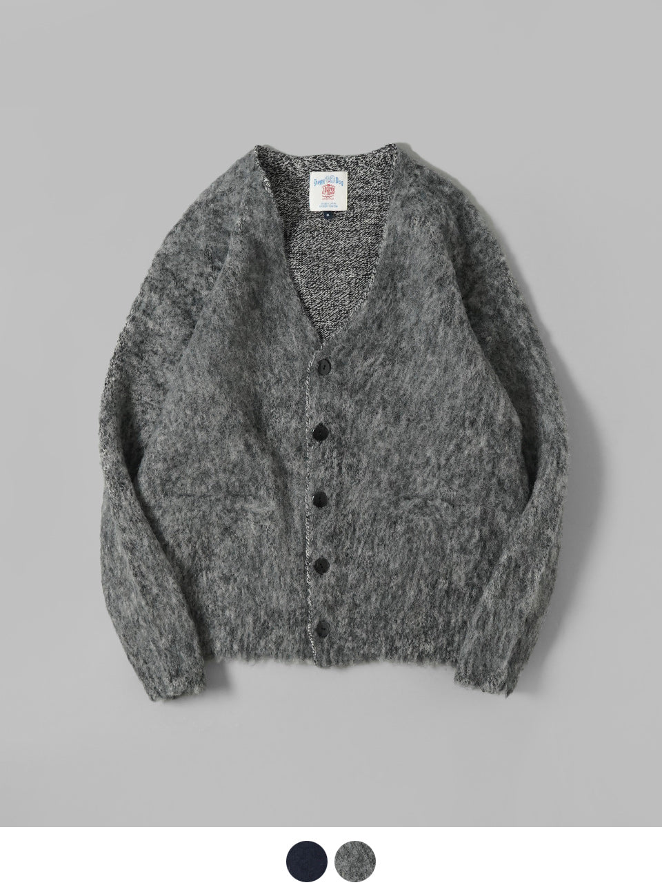 【SALE！50%OFF】J.PRESS ORIGINALS ジェイプレス オリジナルズ サドル カーディガン SADLE CARDIGAN シェットランドウール シャギードッグ コラボ KROACW0052【送料無料】