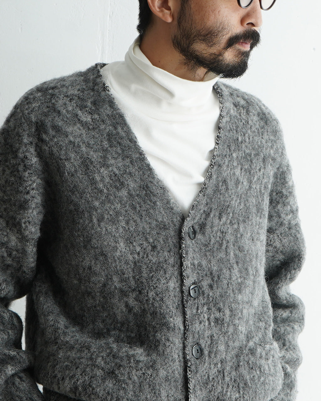 【SALE！50%OFF】J.PRESS ORIGINALS ジェイプレス オリジナルズ サドル カーディガン SADLE CARDIGAN シェットランドウール シャギードッグ コラボ KROACW0052【送料無料】